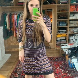 VTG Missoni knit midi dress